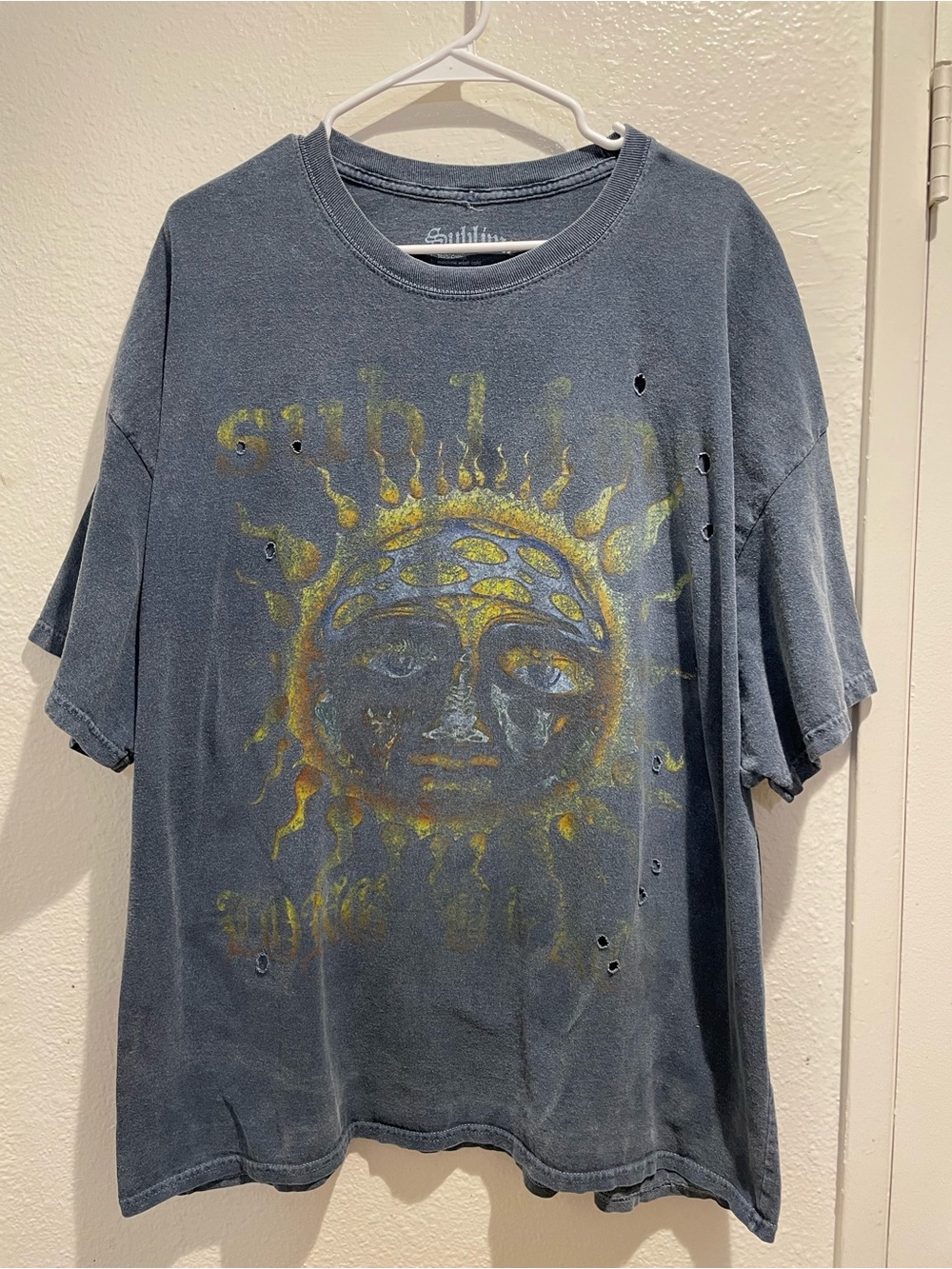 ☀️ Urban Outfitters Sublime Distressed T-Shirt Dress OS
